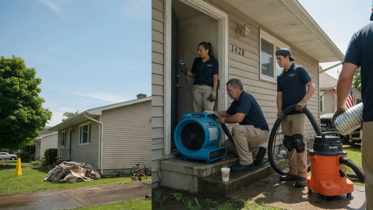 Water Damage Restoration in Offerle, KS near me